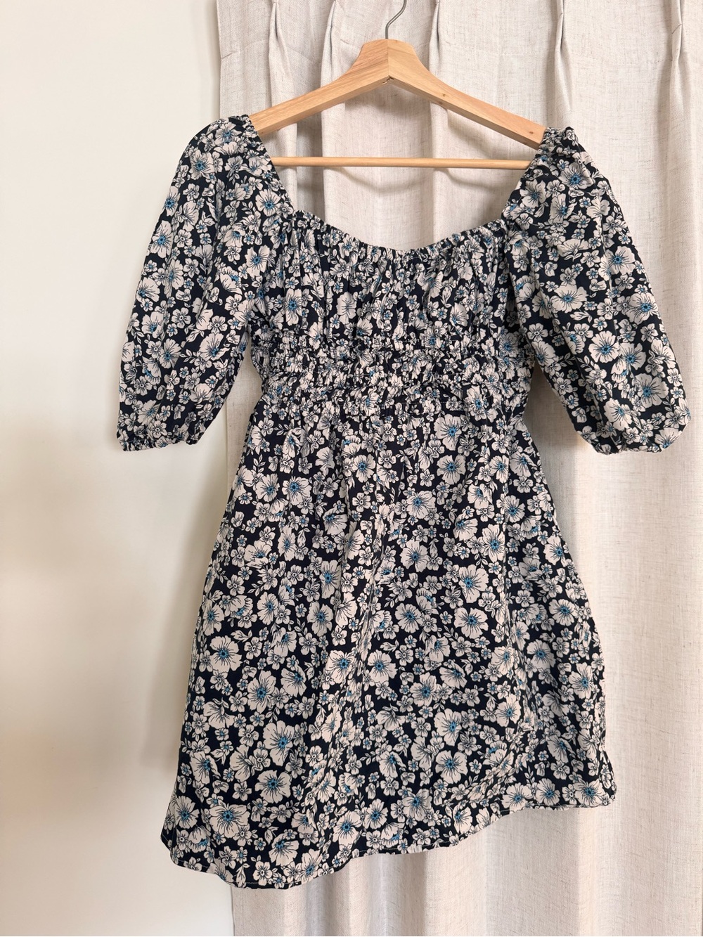 Altarâd State Navy Blue Floral Dress Size Large